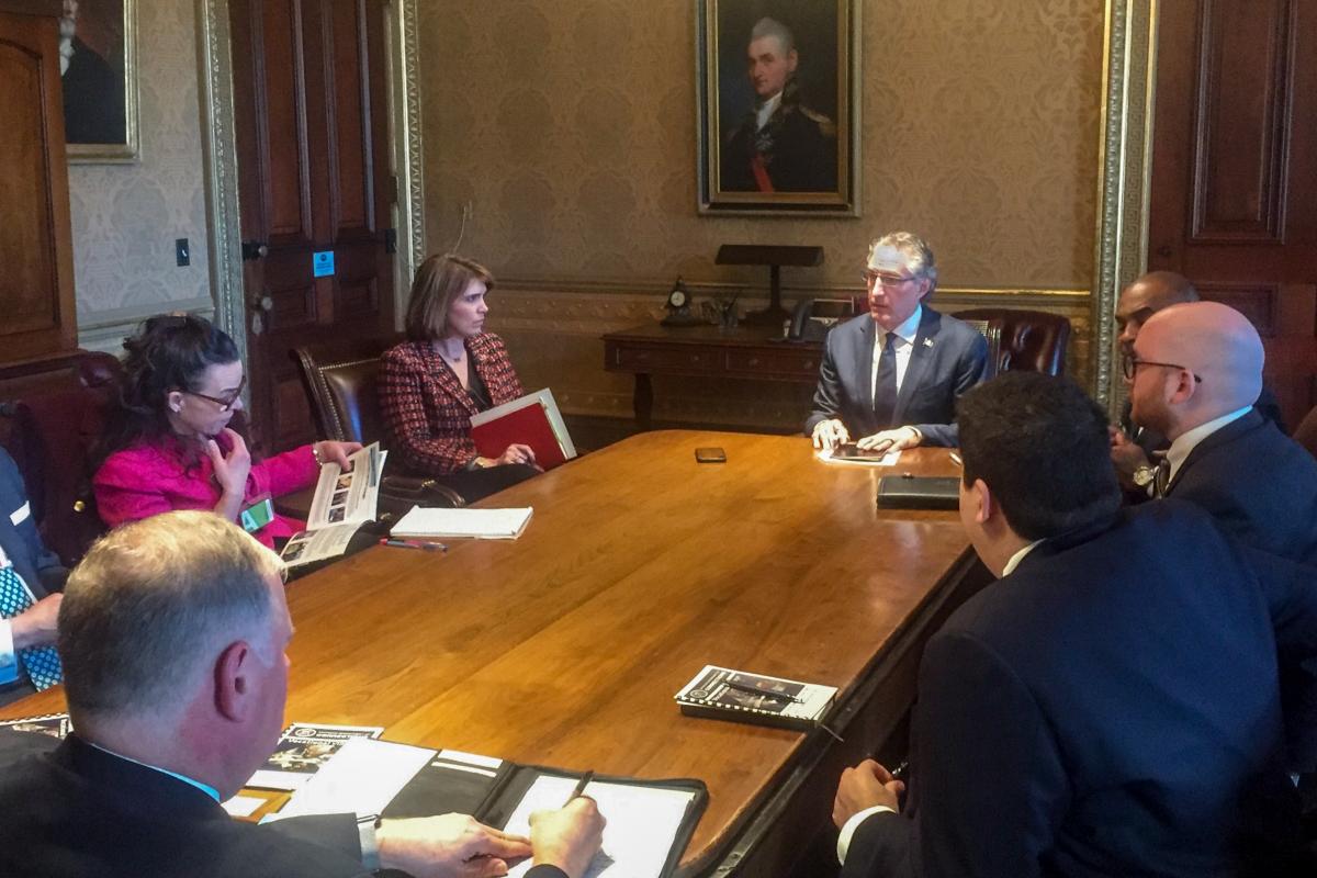 Governor Burgum moderates a White House discussion on modernizing prison services